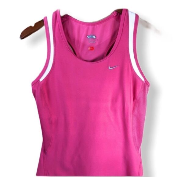 Nike Tops - Nike Racerback Tank Top With Built In Bra